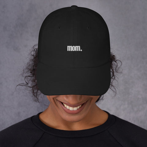 Mom Black Cap - Perfect for Fashionable Mothers